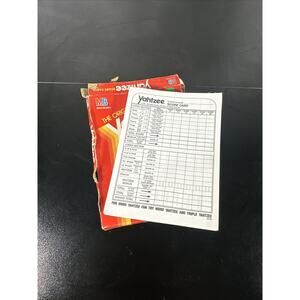 Vintage YAHTZEE Score Pads Score Cards E6100 Open Box‎